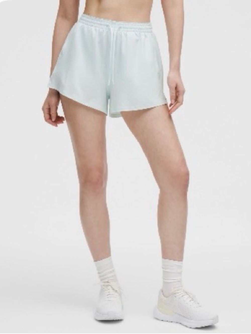 *Brand New* Lululemon Pace Rival High Rise Shorts 3” size 2 Mint Breeze